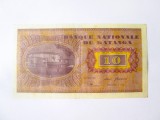 Cumpara ieftin Rară! Katanga 10 Francs 1960,bancnota din imagini la cel mai mic preț