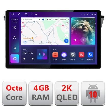 Navigatie dedicata VW Tiguan 2016- N-5883 Edonav ecran 13&quot; 2K 8 si 128 Android Waze USB Navigatie 4G 360 Toslink Youtube Radio KIT CarStore Technology