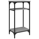 Cumpara ieftin Masuta laterala, gri sonoma, 40x30x75 cm, lemn prelucrat