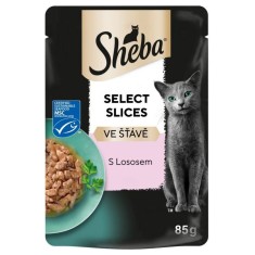 Sheba Select Slices Plic cu somon in sos 85 g foto