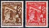 Deutsches Reich 1935 - Aniversarea marșului la Feldherrnhalle, serie neuzata