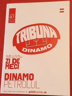 Program meci fotbal DINAMO Bucuresti - PETROLUL PLOIESTI (26.08.2023) foto