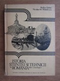 ISTORIA STIINTEI SI TEHNICII IN ROMANIA. DATE CRONOLOGICE-STEFAN BALAN, NICOLAE ST. MIHAILESCU m1 h s