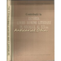 Contributii La Istoria Limbii Romine Literare II - Tiraj: 3700 Exemplare