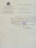 Scrisoare masonică originală din 1912 &ndash; Onorio Marcolesco, Fotograf al Curții Țarului Bulgariei &ndash; corespondență Varna&ndash;Belgrad