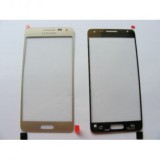 Geam Carcasa Samsung Galaxy Alpha G850F Gold Original Sticla