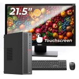 Sistem POS OptimX T5 SFF cu procesor G6400T, generatia 10a, 8Gb DDR4, 256Gb SSD, Win 11 Pro + Monitor Touchscreen OptimX Pro MY21, 21.5 inch + CADOU :