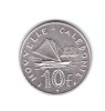 Moneda Noua Caledonie 10 francs/franci 1983, stare buna, curata, Australia si Oceania, Nichel