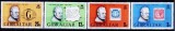 C708 - Gibraltar 1979 - Rowland Hill 4v.neuzat,perfecta stare, Nestampilat