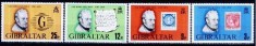 C708 - Gibraltar 1979 - Rowland Hill 4v.neuzat,perfecta stare