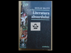 Nicolae Balota Literatura absurdului foto