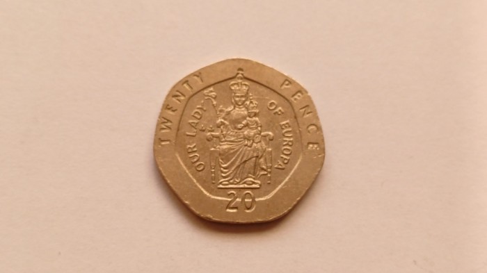 Gibraltar- 20 pence, 1997