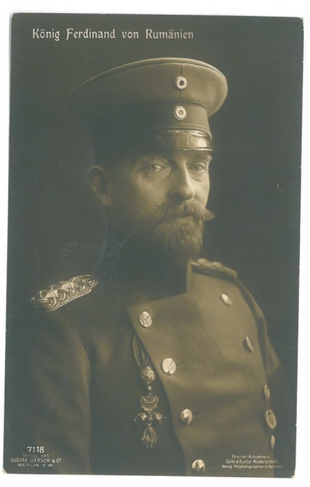 2579 - King FERDINAND, Royalty, Regale, Romania - old postcard - used - 1919