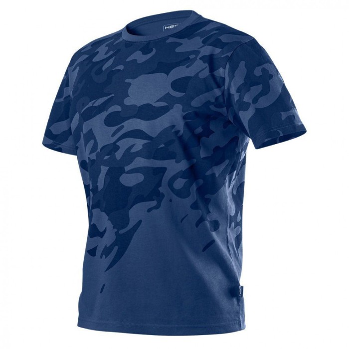 Tricou cu imprimeu CAMO Navy, marimea S 81-603-S