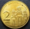 Moneda 2 DINARI / DINARA - SERBIA, anul 2016 *cod 2855 A = A.UNC, Europa