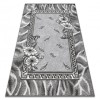 Covor BCF Morad TRIO Flori, frunze clasic - gri, 80x150 cm