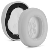 Set 2 bureti TXE pentru casti JBL E65BT / E65BTNC Duet NC / Live 650BTNC / Live 660BTNC, Gri, Piele ecologica, Spuma cu memorie
