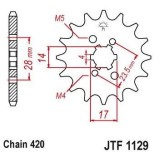 Pinion fata 12 dinti pas lant 420 &ndash; Aprilia RS Replica - RX - SX (06-18) - Derbi GPR - Senda SM DRD - Senda R X-Race (05-14) 2T 50cc