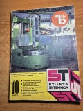 revista stiinta si tehnica octombrie 1976 - fiat 128 nuova,intreprinderea mecanica sibiu,intreprinderea miniera campulung muscel