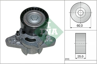 INA 534 0271 10 Intinzator curea, curea distributie foto