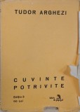 Cuvinte potrivite. Sithuri - Tudor Arghezi