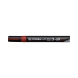 Marker permanent cu vopsea Donau, varf rotund, 2. 8 mm, rosu