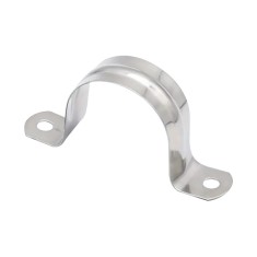 Clema metalica dubla pentru prindere, 34 mm, 100 buc / set