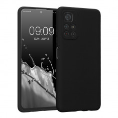 Husa Kwmobile pentru Xiaomi Redmi Note 11S 5G/Poco M4 Pro 5G, Silicon, Negru, 57925.47