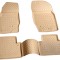 Set de 4 covorase bej cauciuc 3D stil tavita premium pentru Volvo XC90 I 2002-2014