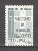 Brazilia.1965 1an revolutia democrata GB.20, Nestampilat