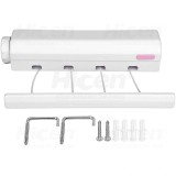 Cumpara ieftin Uscator Rufe Retractabil Perete, 4 Sfori x 3.2m, Interior/Exterior, Economie Spatiu - Ideal Balcon, Terasa, Baie