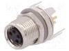 Conector M8 mamă 4 pini ecranat IP67 30V TE Connectivity