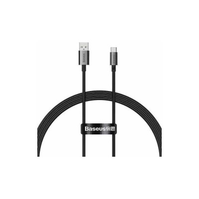 Cablu alimentare si date Baseus P10320102114-00 Superior USB la USB Type-C 100W 1m negru foto