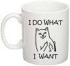 Cana alba personalizata &quot;I do what I want&quot;, INOVATIX&reg;. 330ml, Oem