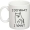 Cana alba personalizata &quot;I do what I want&quot;, INOVATIX&reg;. 330ml
