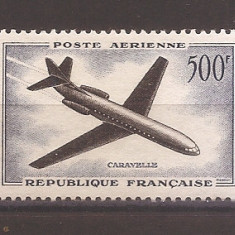 Franta 1957 - Posta aeriana - Caravelle, PA, MH