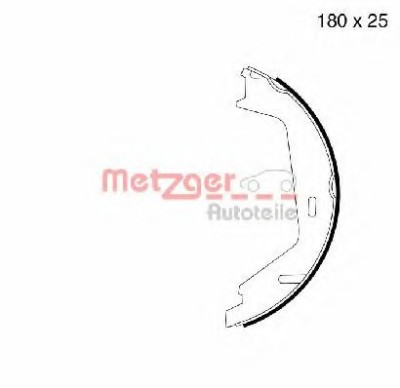 Set saboti frana, frana de mana VOLVO V70 II (SW) (2000 - 2007) METZGER MG 998 foto