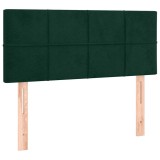 Cumpara ieftin Tablie de pat, verde inchis, 100x5x78/88 cm, catifea