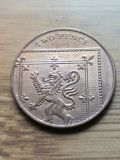Moneda Anglia Two Pence anul 2012 aUnc -Luciu de batere, Europa