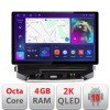 Navigatie Jeep Compass 2021- Qled 2K Octa Core 4+64 LTE 4G DSP Wifi 5Ghz android auto carplay radio gps internet kit-compass2021+EDT-E413-2K+kit-10-9