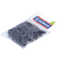 Set 50 Patroane Cerneala Albastra DONAU, Blister, Rezerve pentru Stilou, Mine pentru Stilou, Mine cu Cerneala Albastra, Rezerve cu Cerneala Albastra, foto