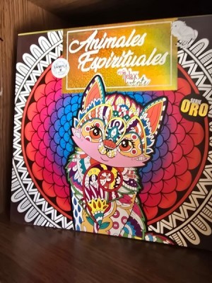Animales espirituales (Carte de colorat mandala) foto