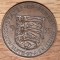 R08 Jersey -moneda de colectie bronz rara- 1 / 12 shilling 1935 -George V- xf+/aunc