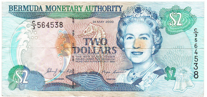 Bermuda 2 Dolari 2000 P-50 Seria 564538