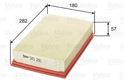 VALEO 585286 Filtru aer foto