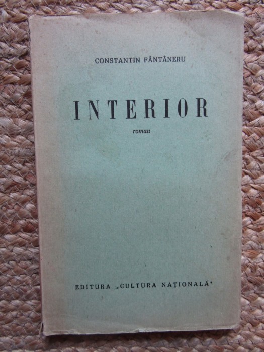 Interior Constantin Fantaneru 1931
