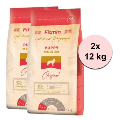 Fitmin Medium Puppy 2 x 12 kg foto