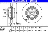 Disc frana ATE 24.0130-0204.1