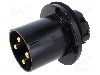 Conector alimentare AC, IEC 60309, IP44, 63A, {{Tensiune nominala}}, 4 pini, AMPHENOL - 2CMA167220R1000