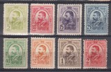 ROMANIA 1908 LP 66 REGELE CAROL I GRAVATE UZUALE SERIE LIPSA GUMA